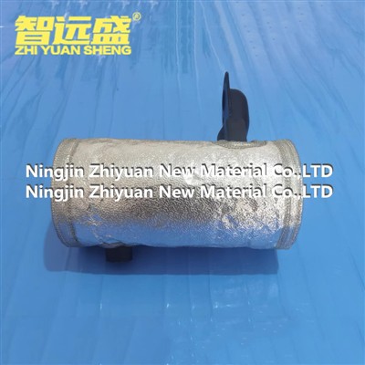 Hur mycket kan ljuddämparens värmesköld minska yttemperaturen